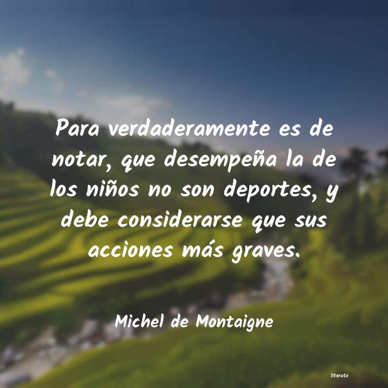 frases de Michel de Montaigne