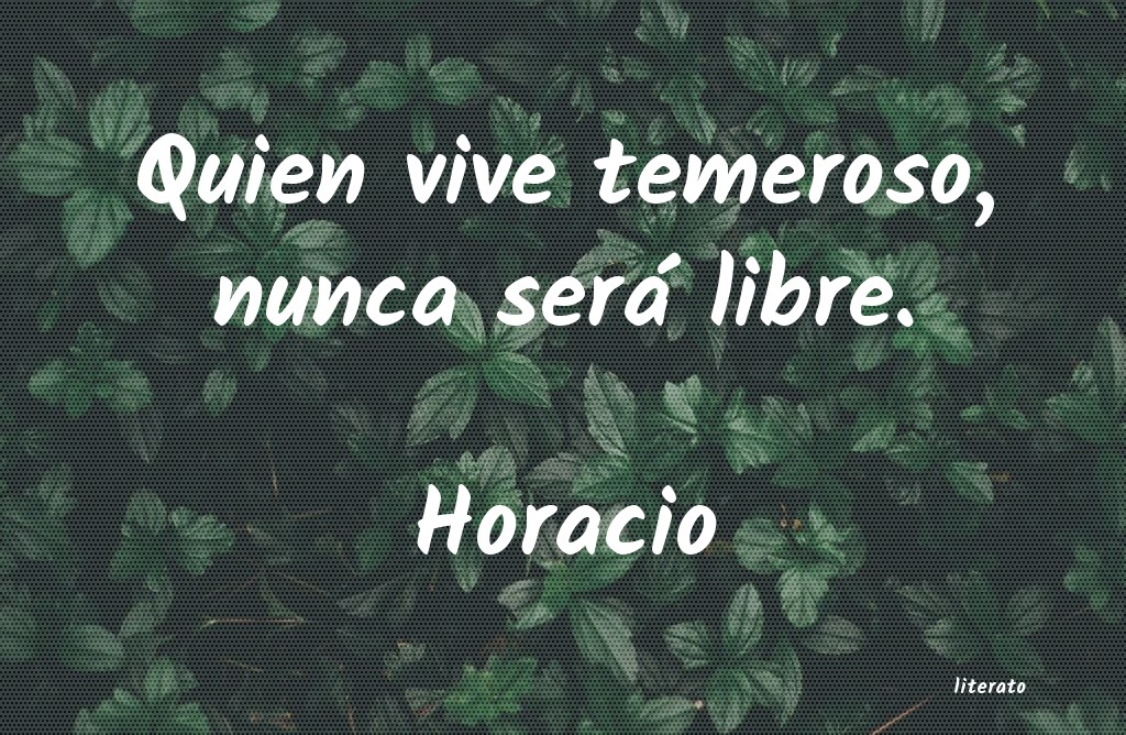 Frases de Horacio