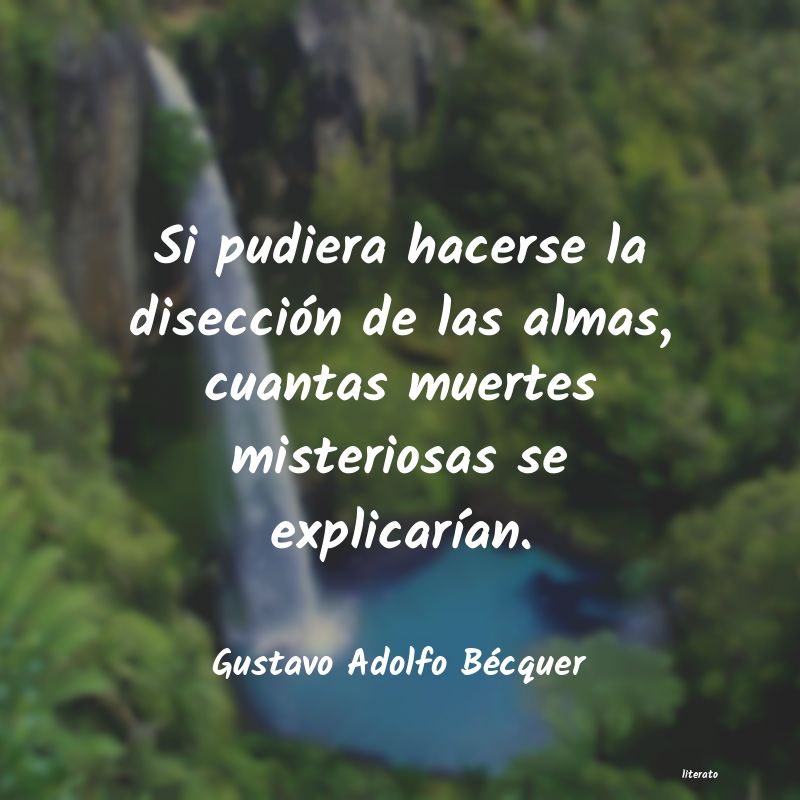 Frases de Gustavo Adolfo Bécquer