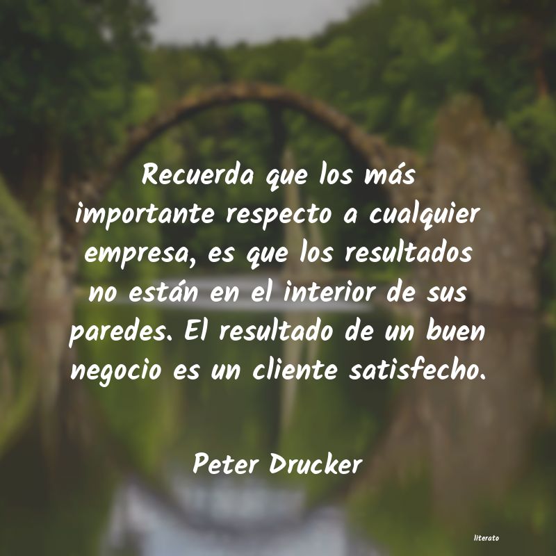 Frases de Peter Drucker