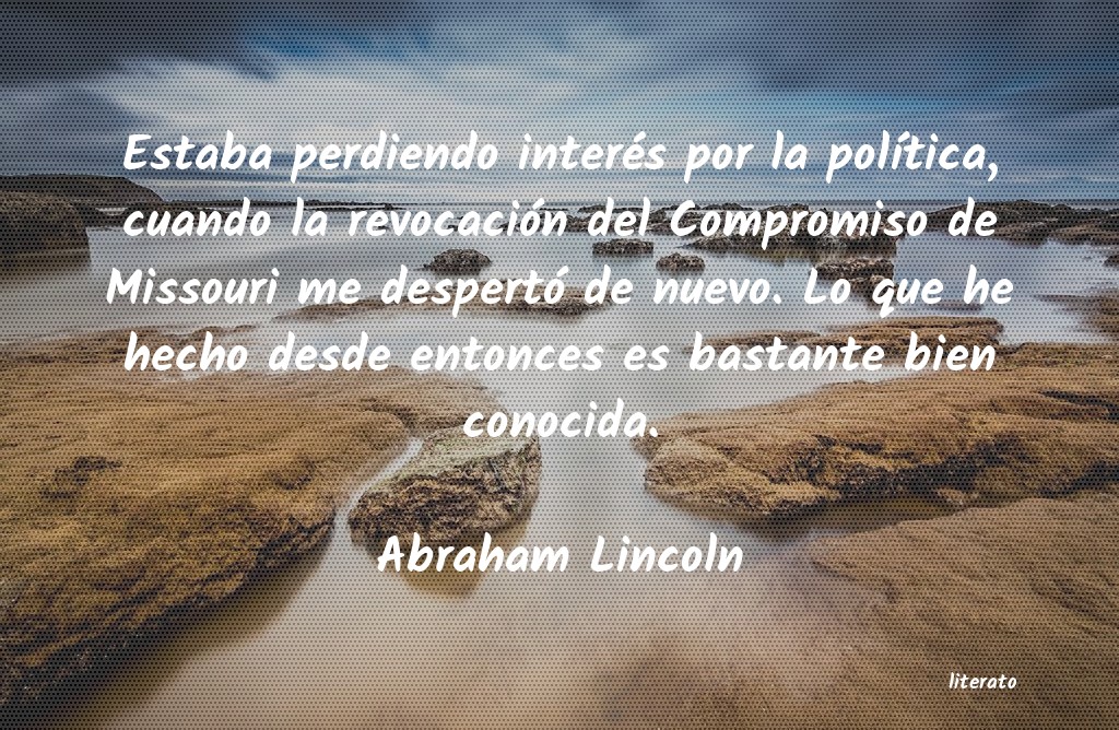 carrera polÃ­tica de abraham lincoln