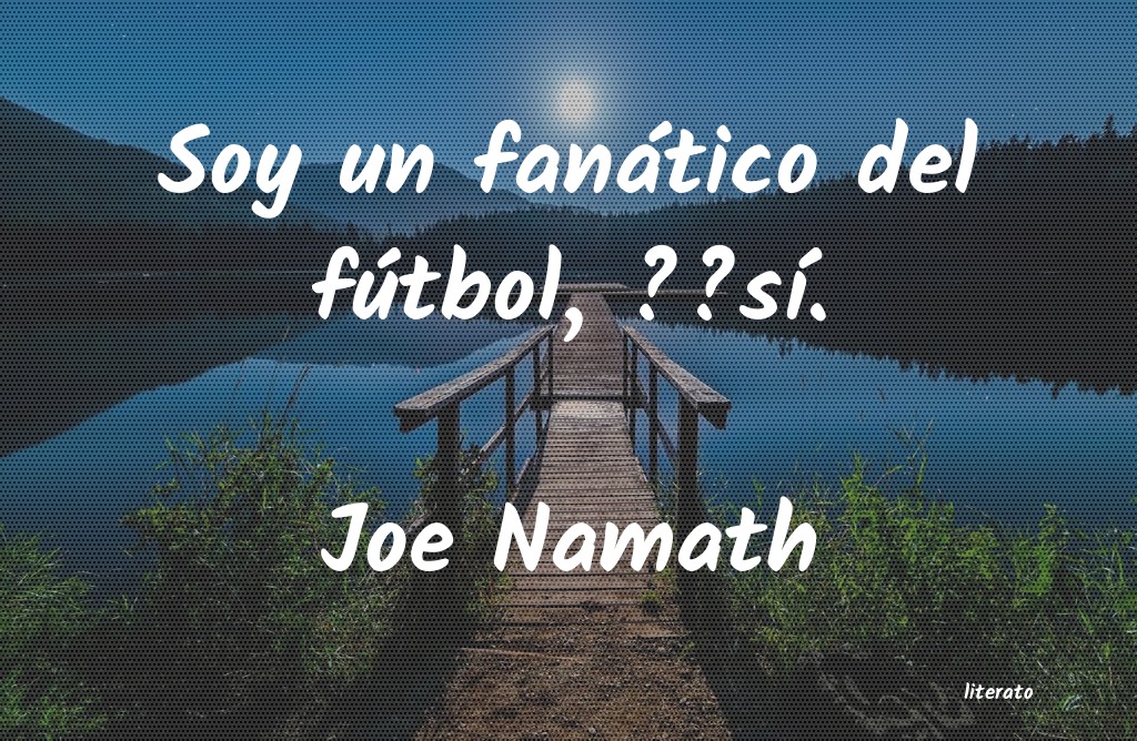 frases de Joe Namath