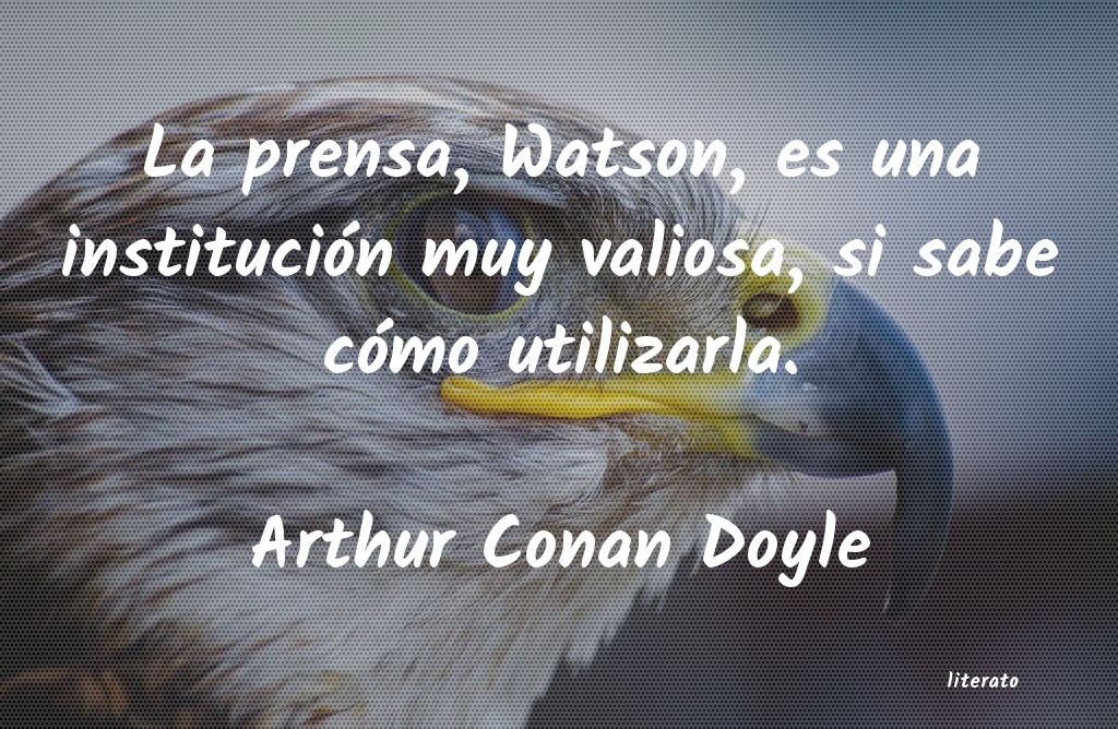 Frases de Arthur Conan Doyle