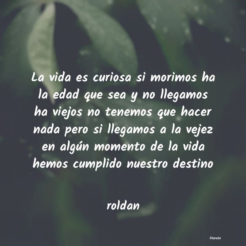 Frases de roldan