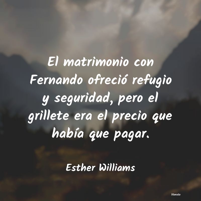 Frases de Esther Williams