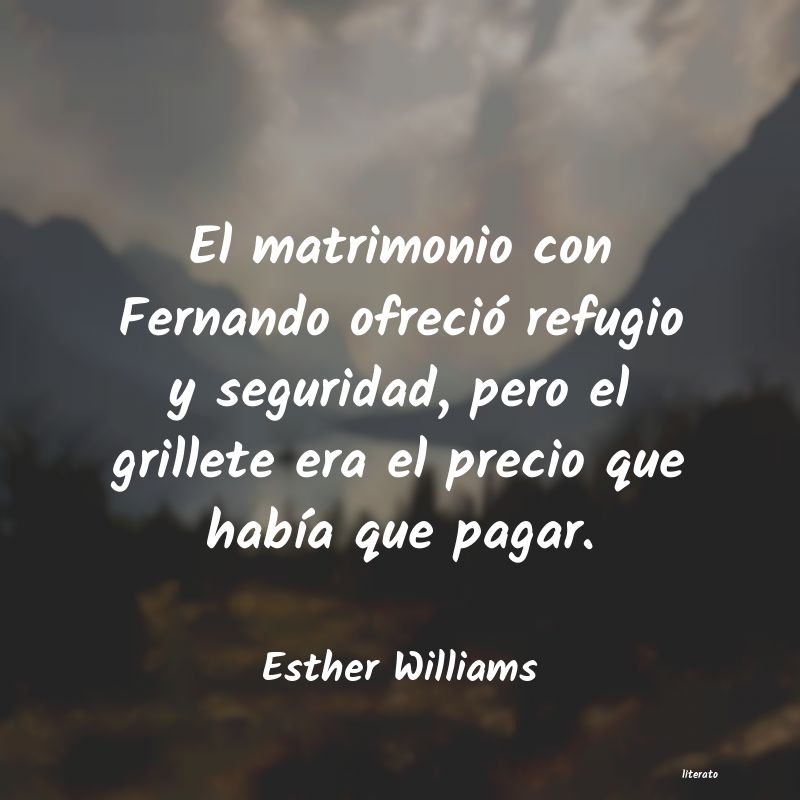 frases de Esther Williams