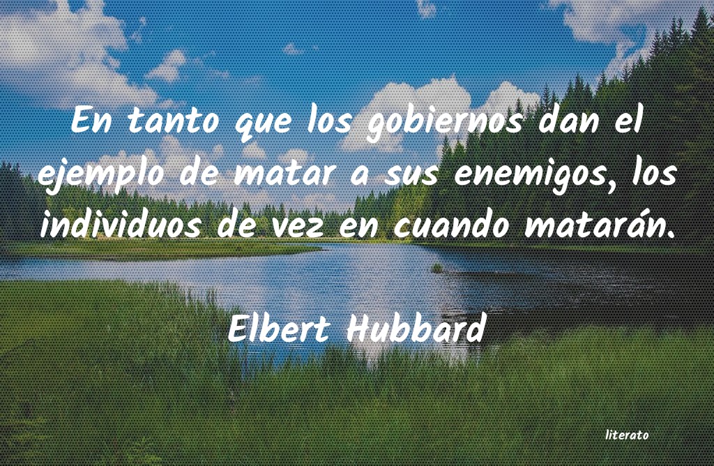 Frases de Elbert Hubbard