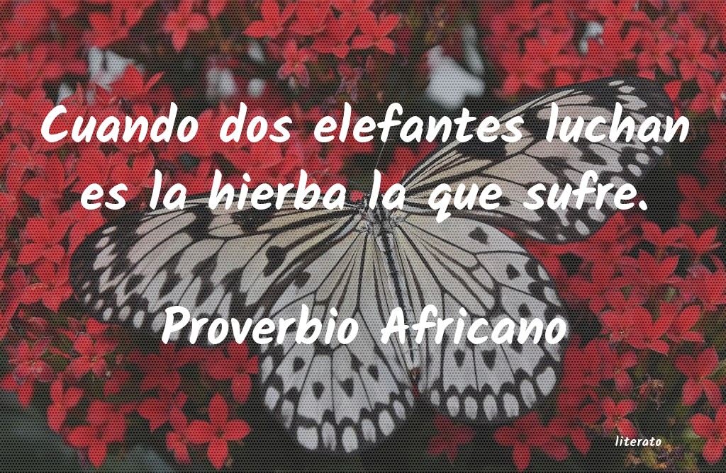 Frases de Proverbio Africano