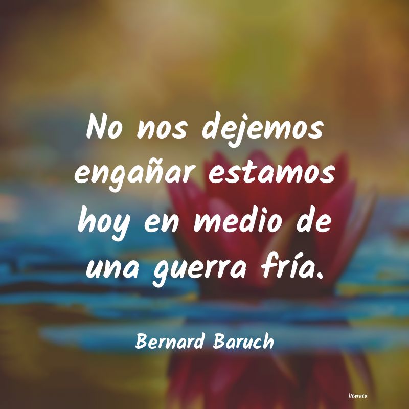 frases de Bernard Baruch