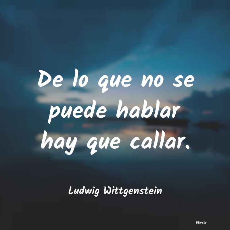 Frases de Ludwig Wittgenstein