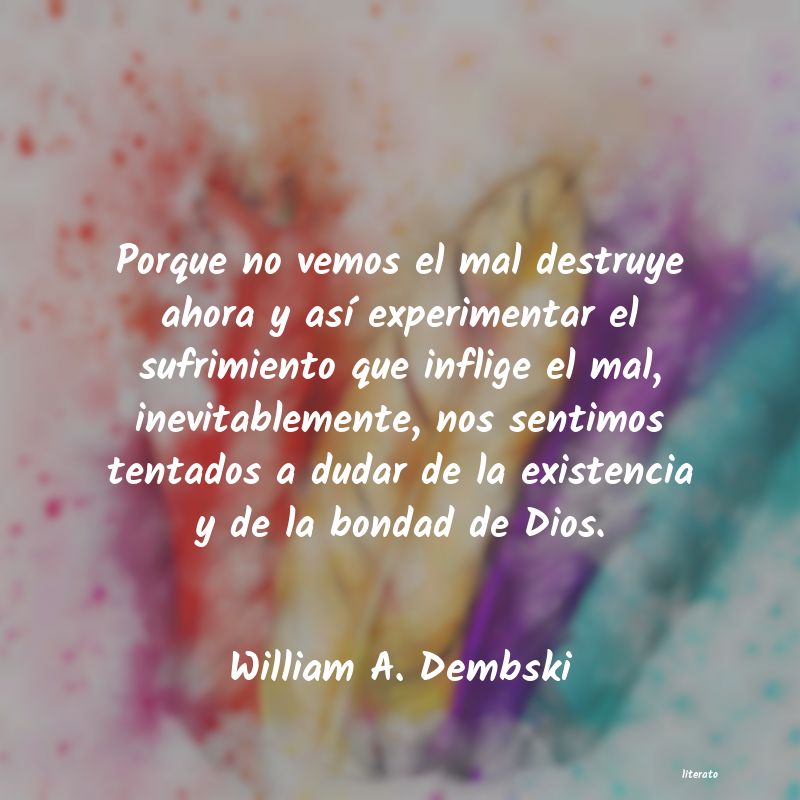 Frases de William A. Dembski