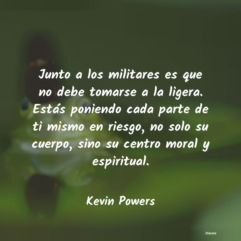 Frases de Kevin Powers