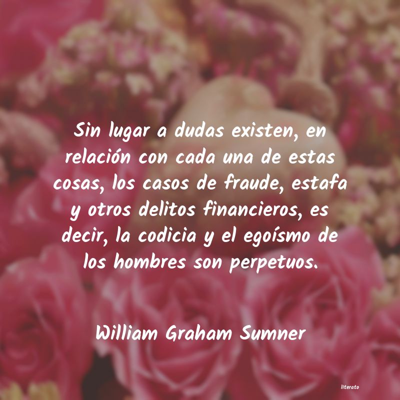 Frases de William Graham Sumner