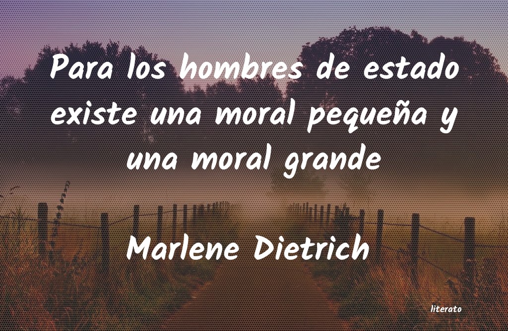 Frases de Marlene Dietrich