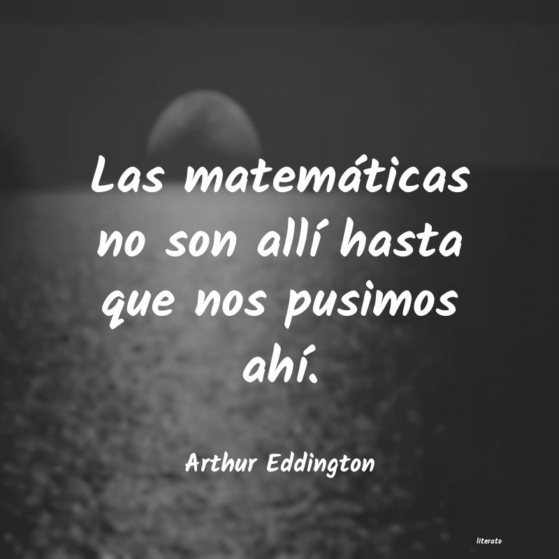 frases de Arthur Eddington