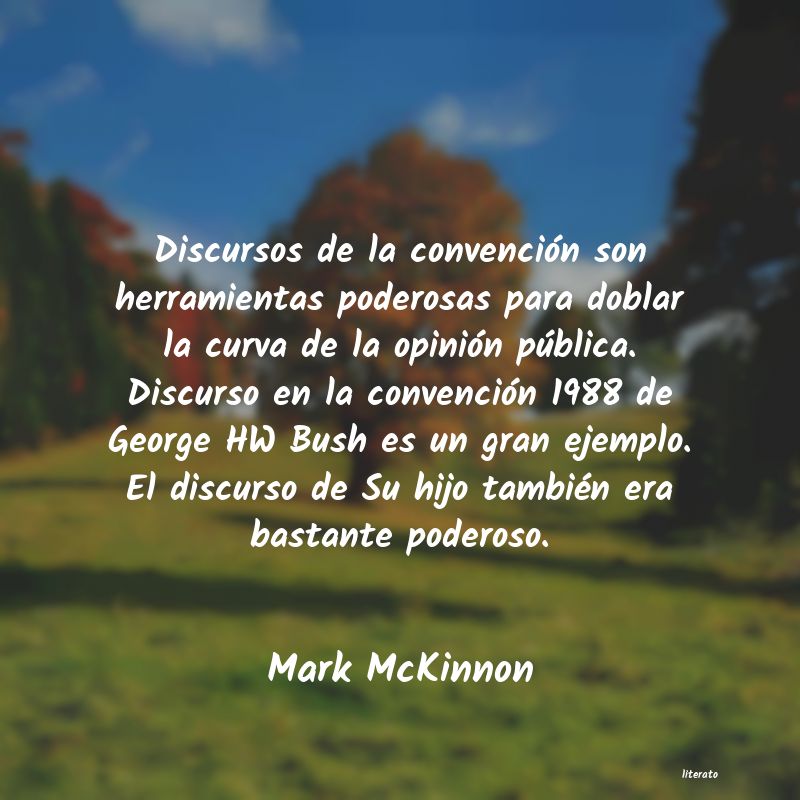 Frases de Mark McKinnon