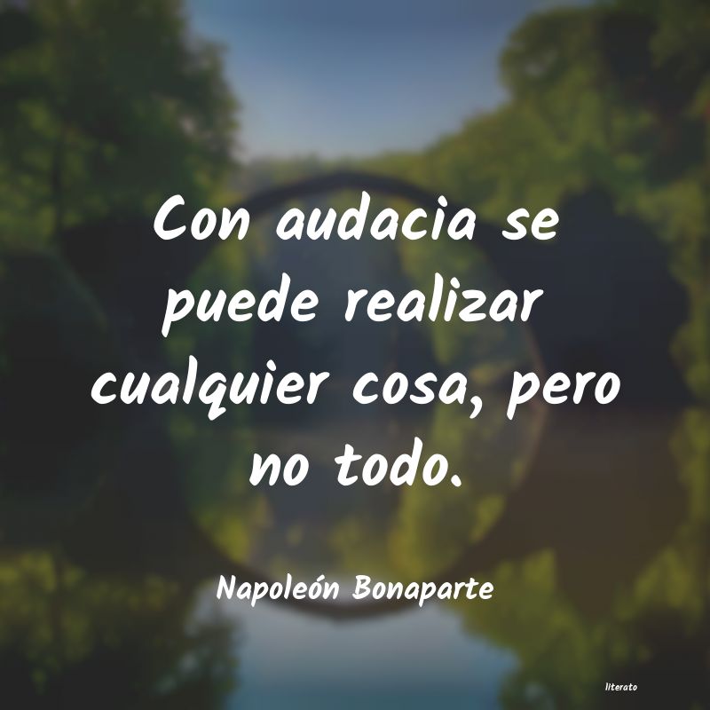 frases de Napoleón Bonaparte