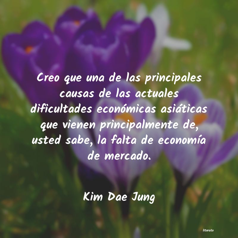 frases de Kim Dae Jung