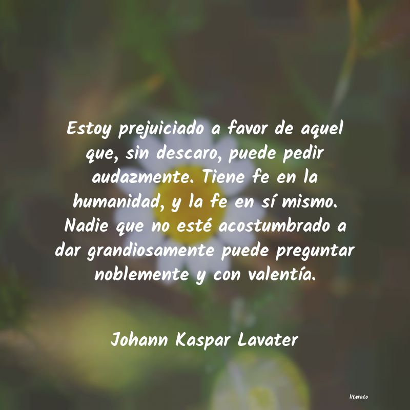 Frases de Johann Kaspar Lavater