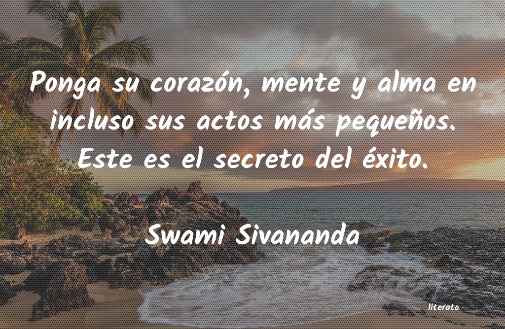 frases de Swami Sivananda