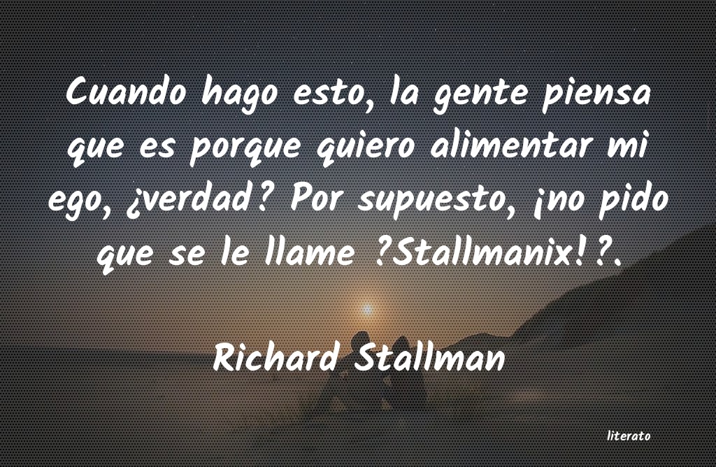frases de Richard Stallman