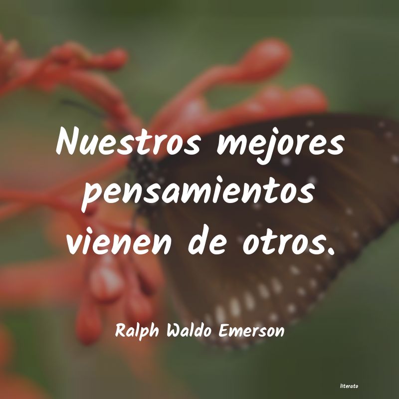 Frases de Ralph Waldo Emerson