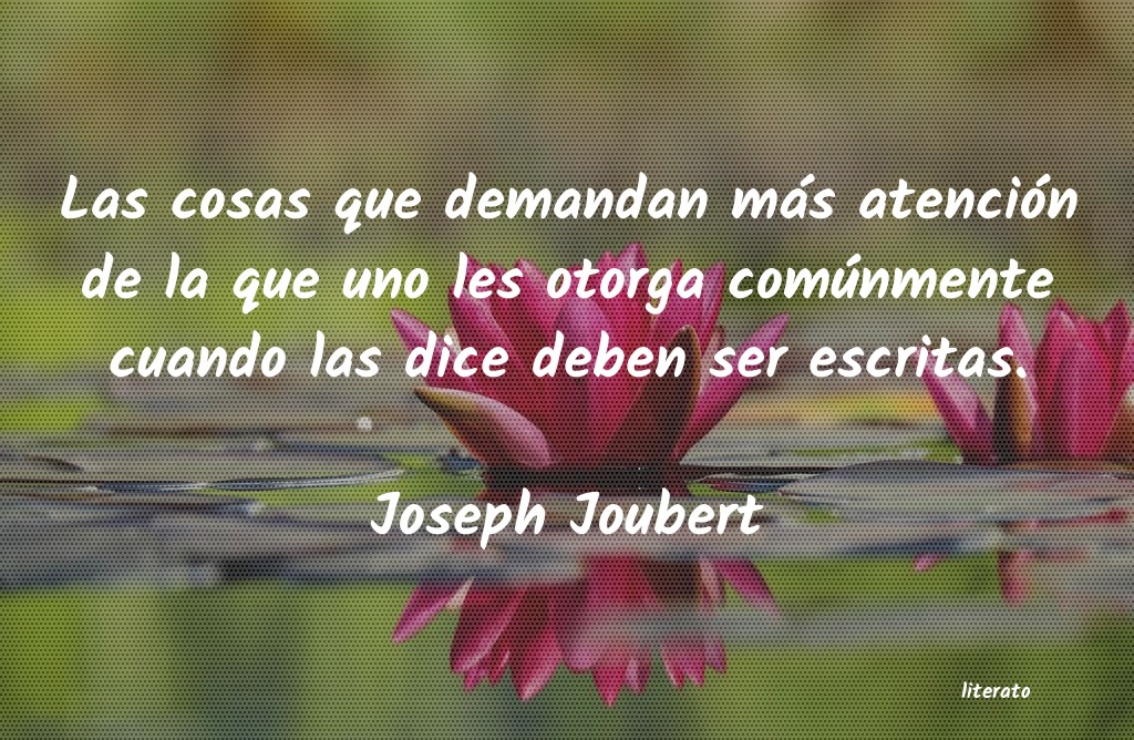 Frases de Joseph Joubert