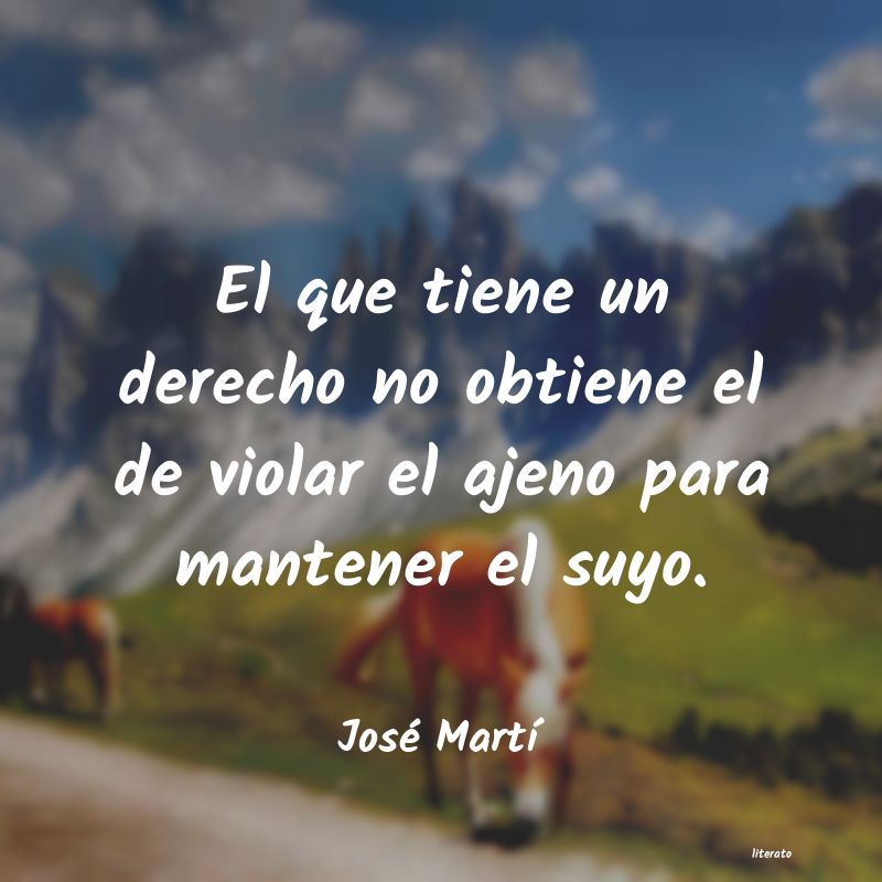 Frases de José Martí