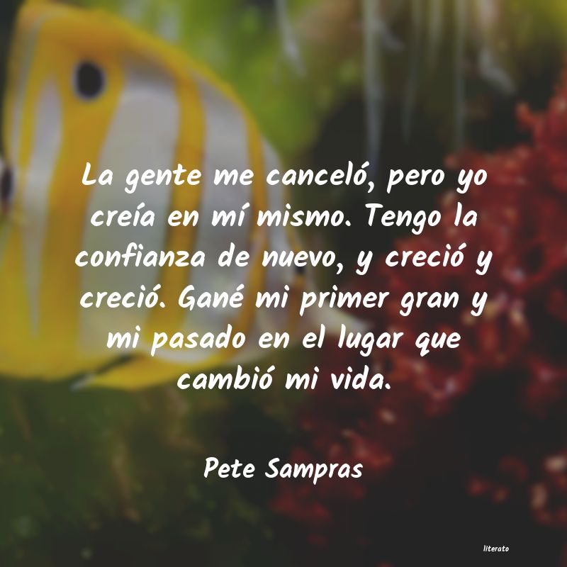 Frases de Pete Sampras