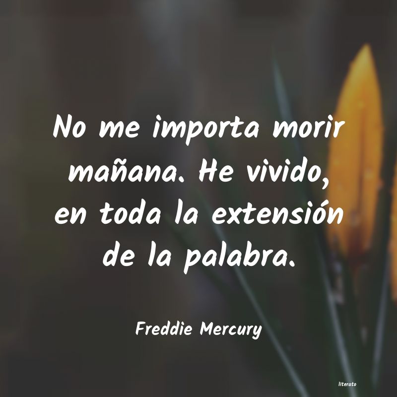 frases de Freddie Mercury