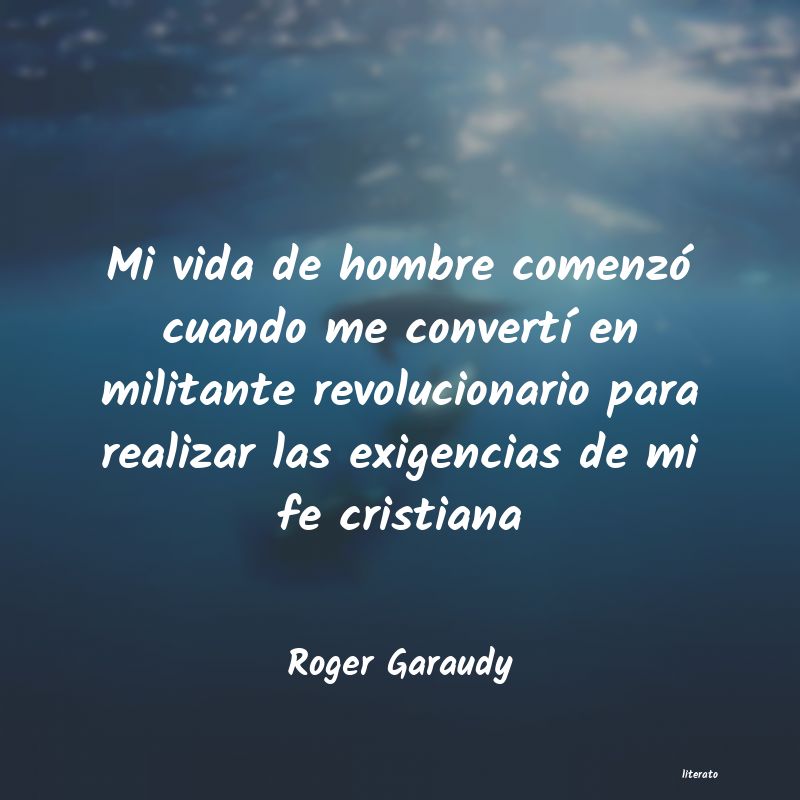 Frases de Roger Garaudy