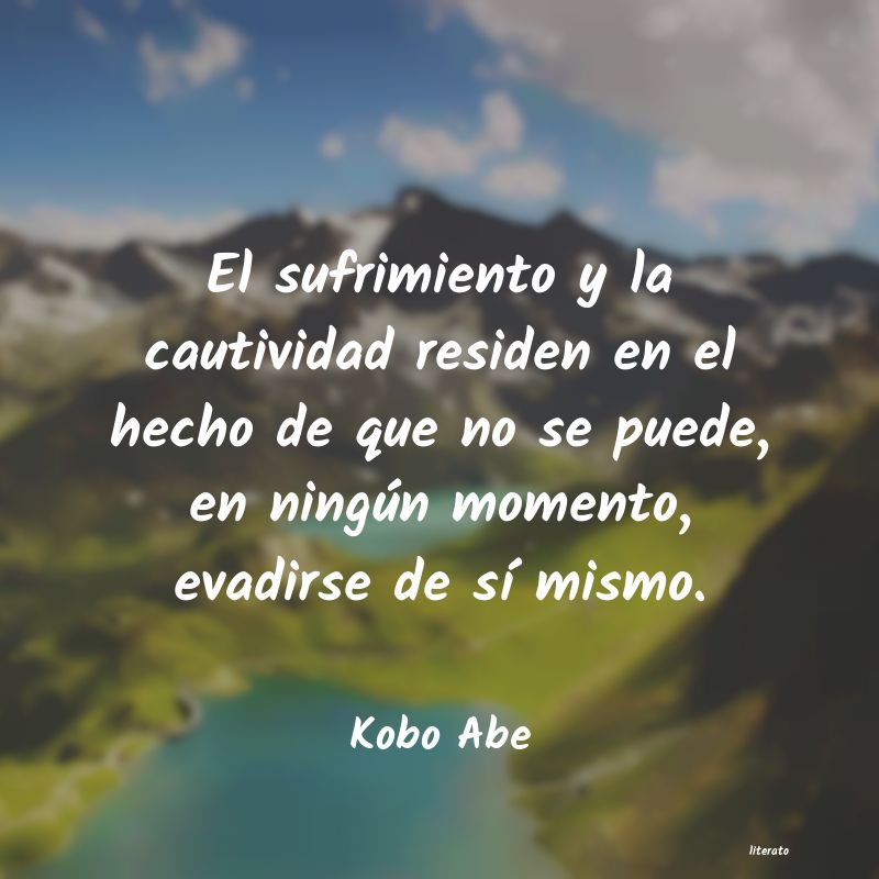 frases de Kobo Abe