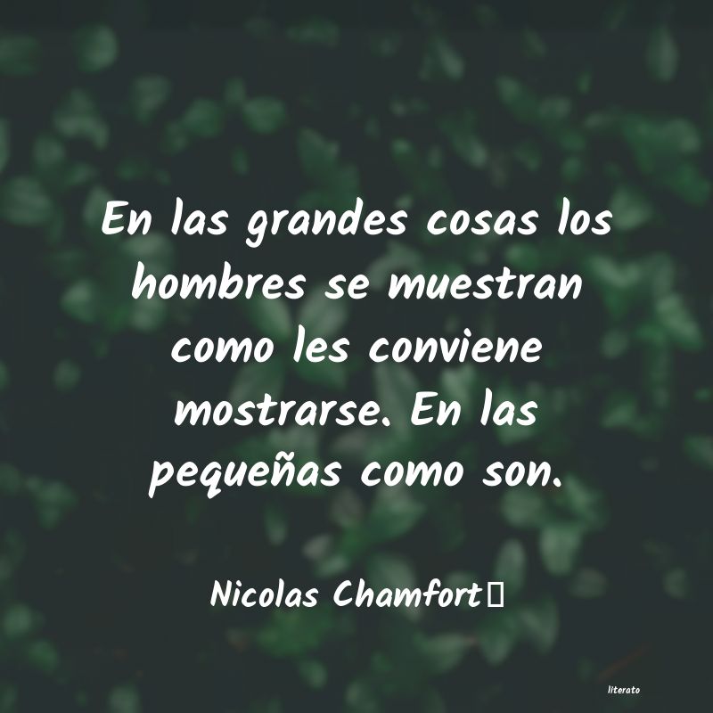 frases de Nicolas Chamfort