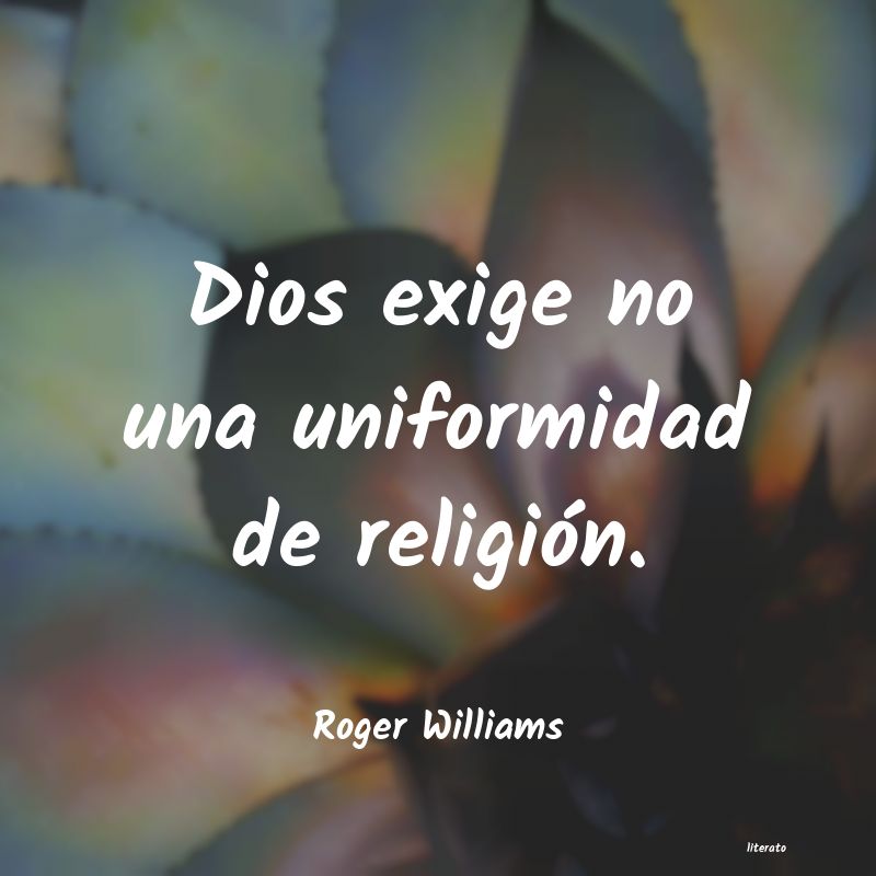 Frases de Roger Williams