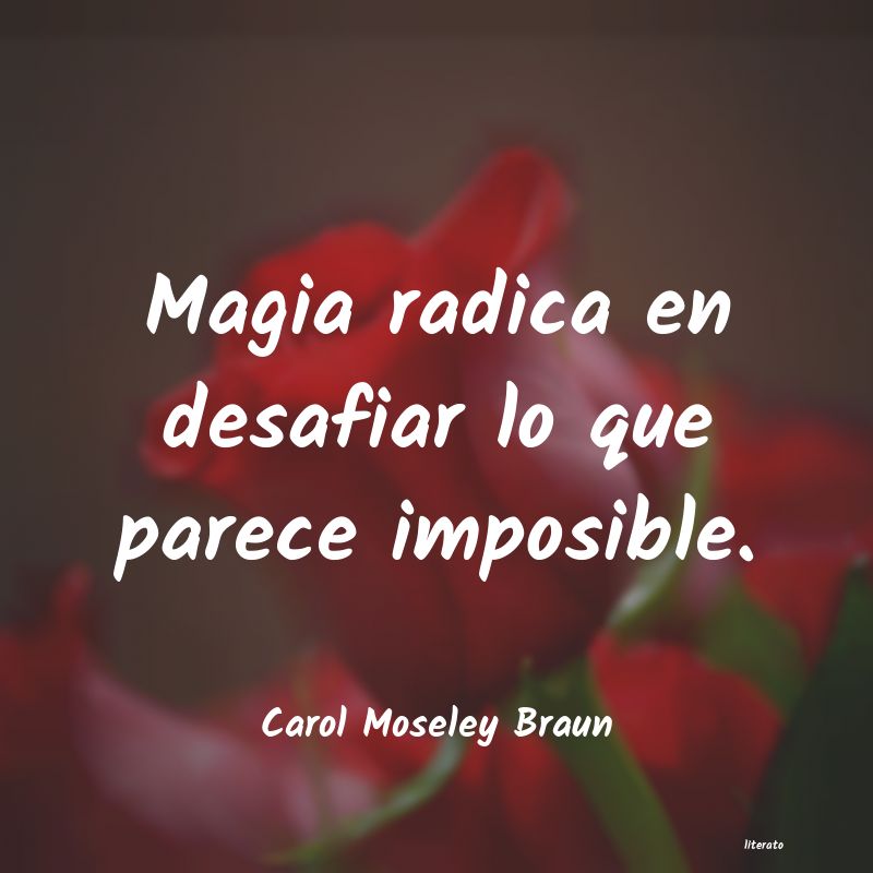 frases de Carol Moseley Braun