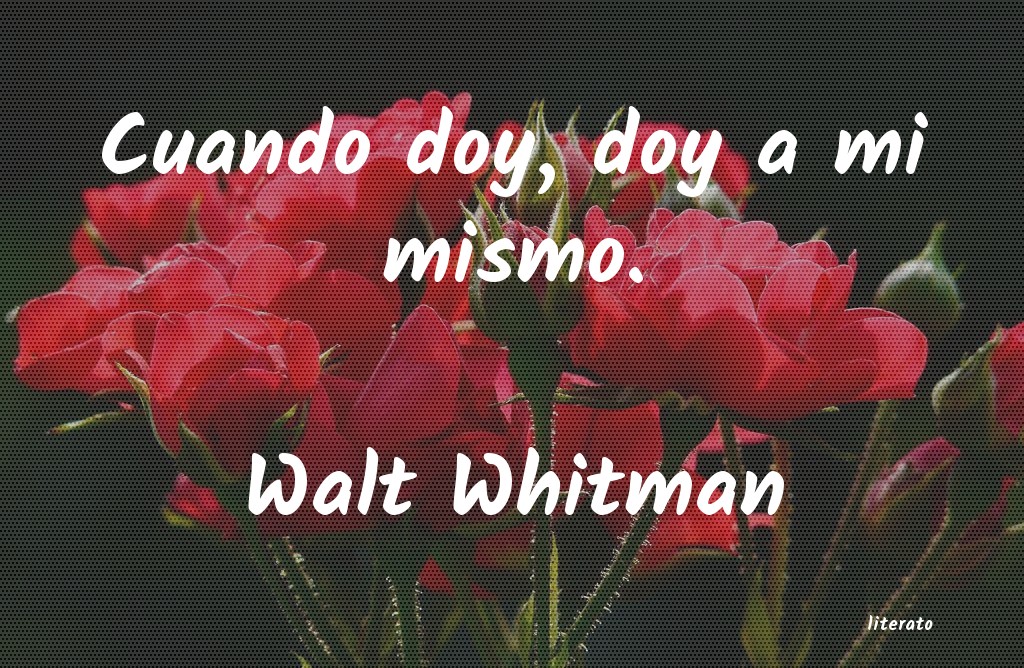 Frases de Walt Whitman