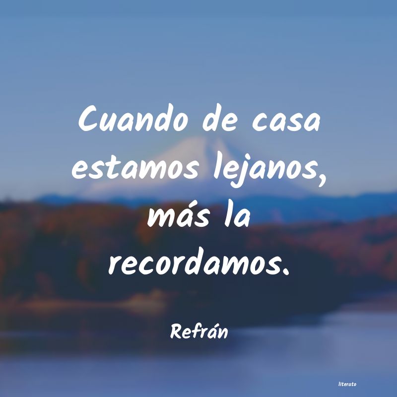 Frases de Refrán