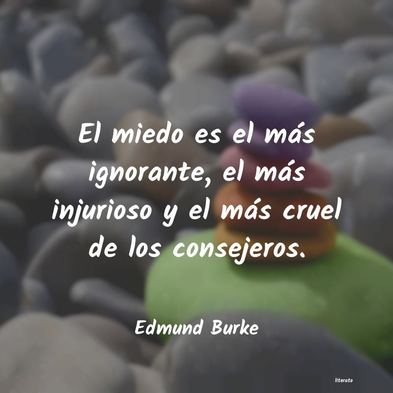 Frases de Edmund Burke