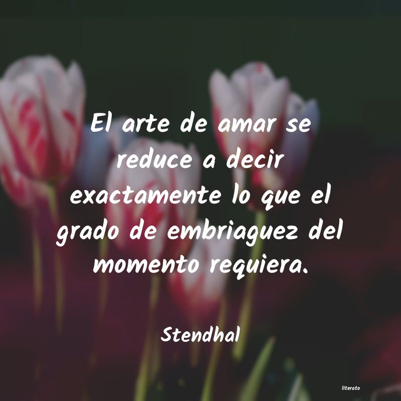 Frases de Stendhal