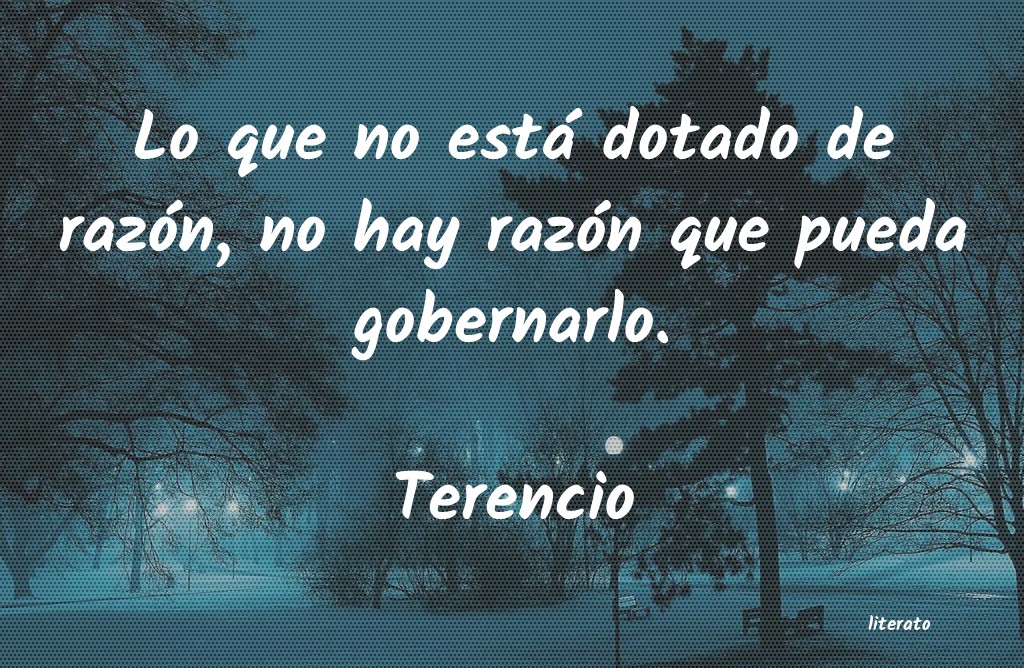 Frases de Terencio