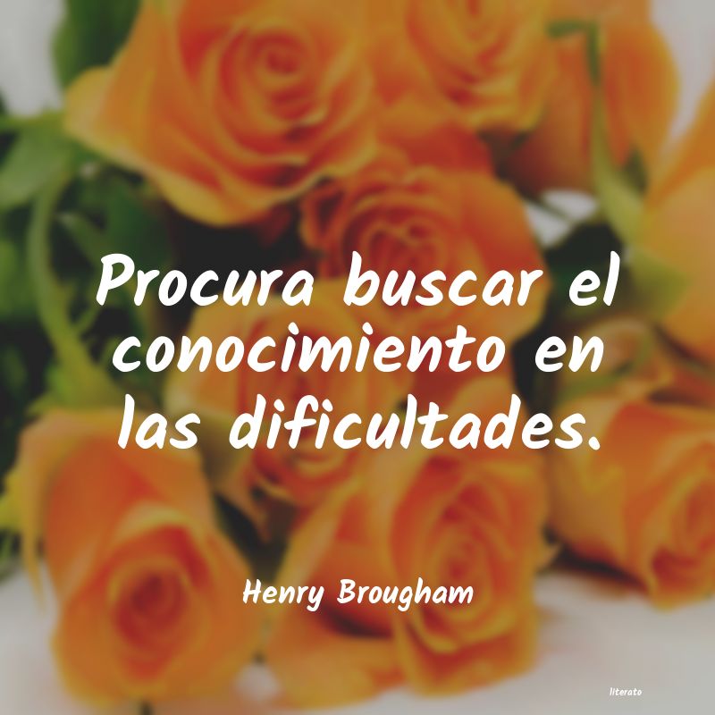 frases de Henry Brougham