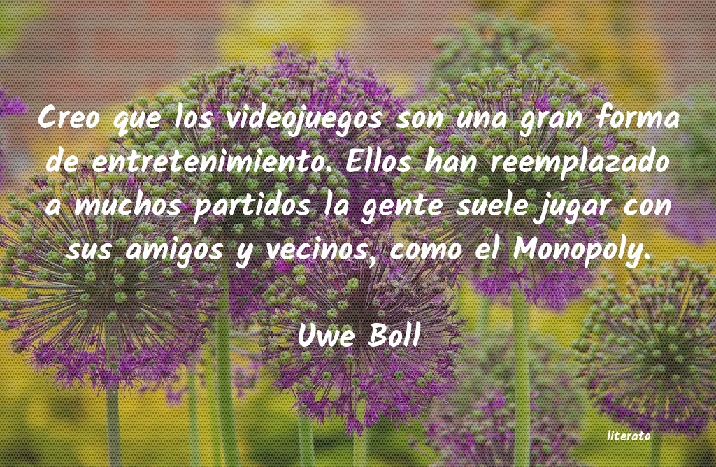 Frases de Uwe Boll