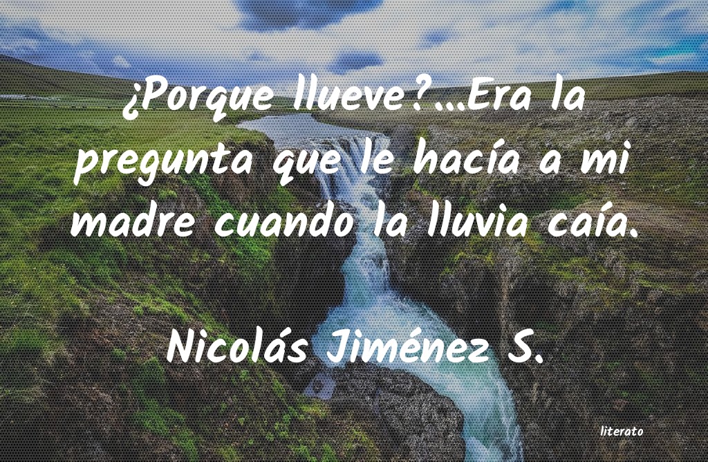 Frases de Nicolás Jiménez S.