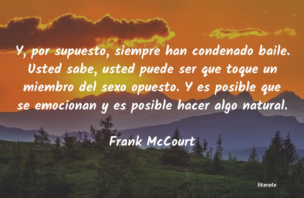 Frases de Frank McCourt