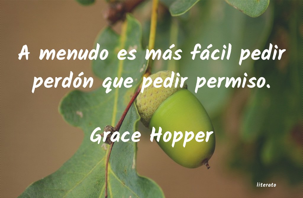 frases de Grace Hopper