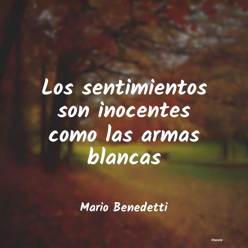 frases de Mario Benedetti