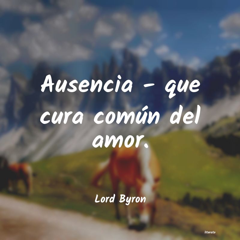 frases de Lord Byron