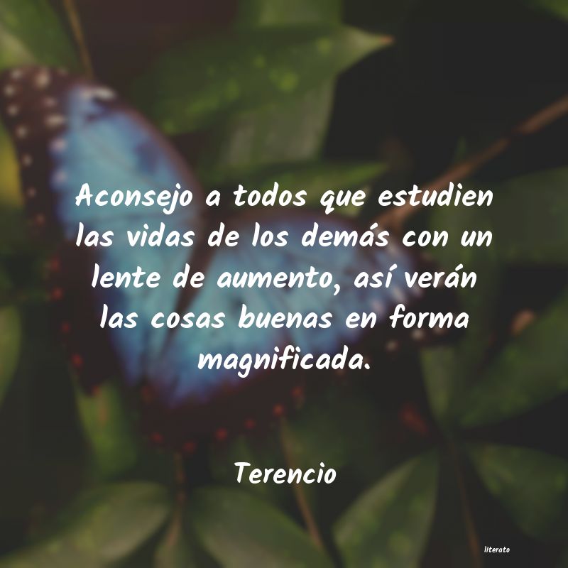frases de Terencio