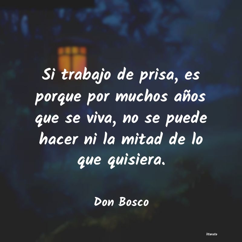 Frases de Don Bosco