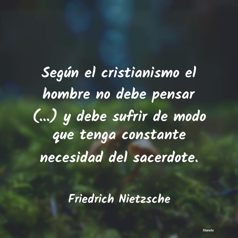 el hombre es algo que debe ser superado